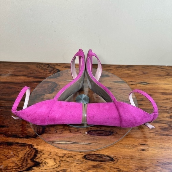 BANDOLINO Women's Armory Dress Sandals - Magenta Faux Suede - Picture 15 of 16